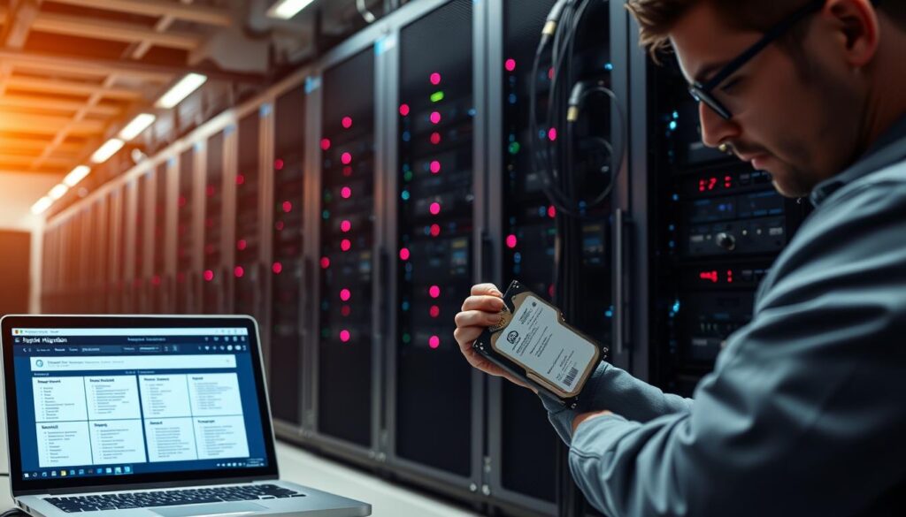 preparação backup site migração